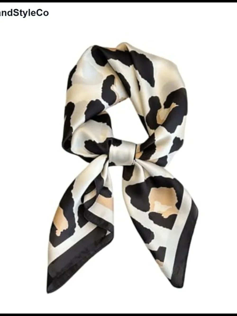Silk Feeling Square Scarf for Women Satin Head Scarf Fashion Neck Scarf